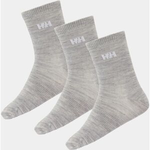 Helly Hansen K Wool Sock Basic 3Pk Grey 26-28 - Grey Melang - Unisex