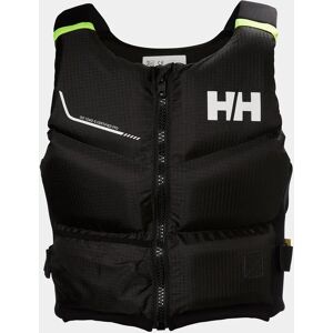 Helly Hansen Rider Stealth Zip - Low-Bulk Snug-fit Unisex Life Vest Black 70/90KG - Ebony Black - Unisex