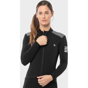 Long Sleeve Thermal Cycling Jersey for Women Siroko M4 Selva Negra - Size: L - Gender: female