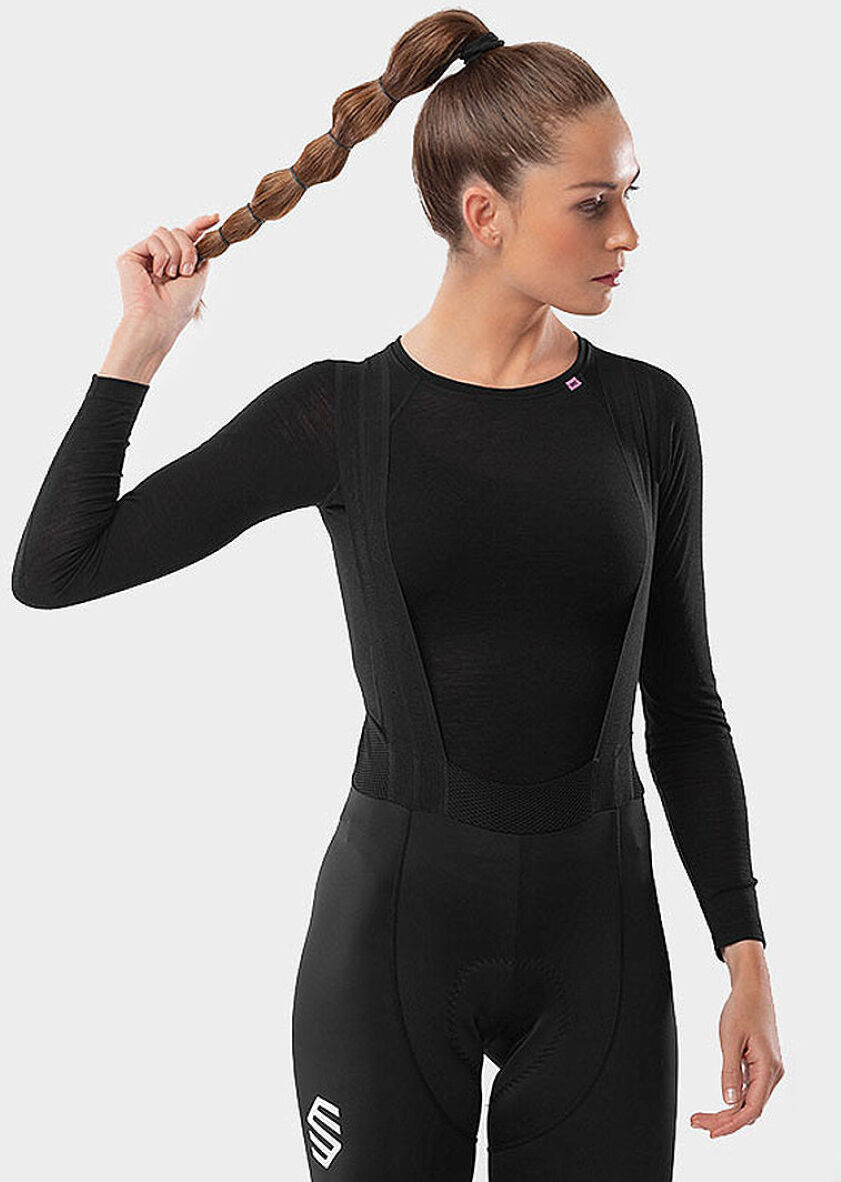 Long Sleeve Merino Cycling Base Layer for Women  Siroko SRX Pro Team - Size: S-M - Gender: female