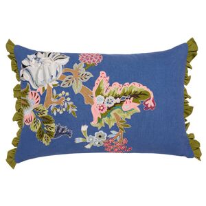 Sanderson Fusang Tree Cushion 60x40cm Peacock Blue