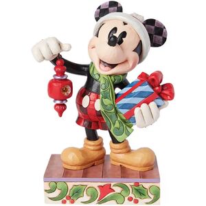 Disney Traditions by Jim Shore Christmas Magic Mickey Mouse Figurine Disney Traditions by Jim Shore Christmas Magic Mickey Mouse Figurine