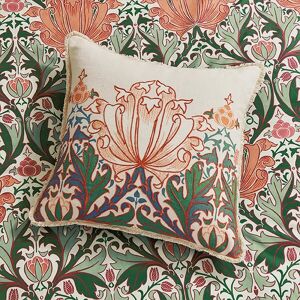 Morris & Co Helena Peach Teal Cushion - Cushion Morris & Co Helena Peach Teal Cushion - Cushion