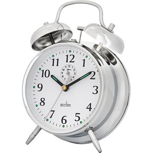 Acctim Saxon Alarm Clock Chrome