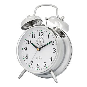 Acctim Saxon Alarm Clock Chrome
