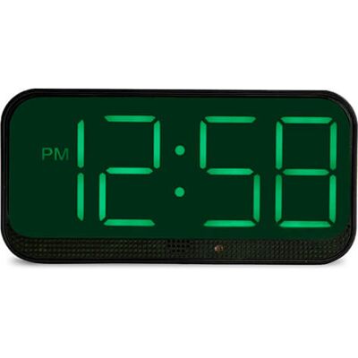 Acctim Silas Black & Green Digital Alarm Clock Acctim Silas Black & Green Digital Alarm Clock