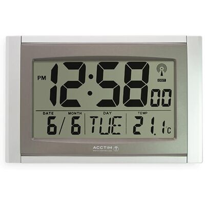 Acctim Stratus Silver Wall Clock Acctim Stratus Silver Wall Clock