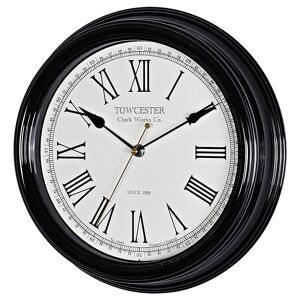 Acctim Redbourn Wall Clock Black