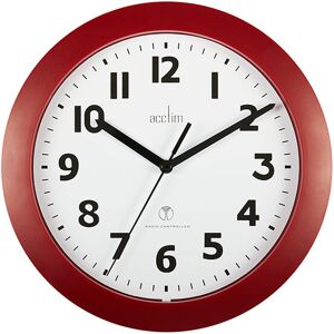 Acctim Parona Wall Clock Red