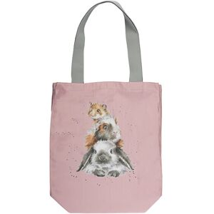 Wrendale Designs 'Piggy In The Middle Canvas Tote Bag