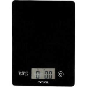 Taylor Pro Touchless TARE Black Digital Dual Kitchen Scales 5Kg (11lbs / 5 litres)