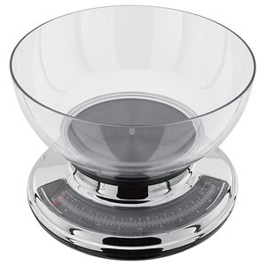 Judge 5.0kg Chrome Kitchen Scale with Clear Bowl