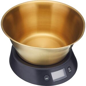 MasterClass Electronic Dual Dry and Liquid Scales with Brass Finish Bowl