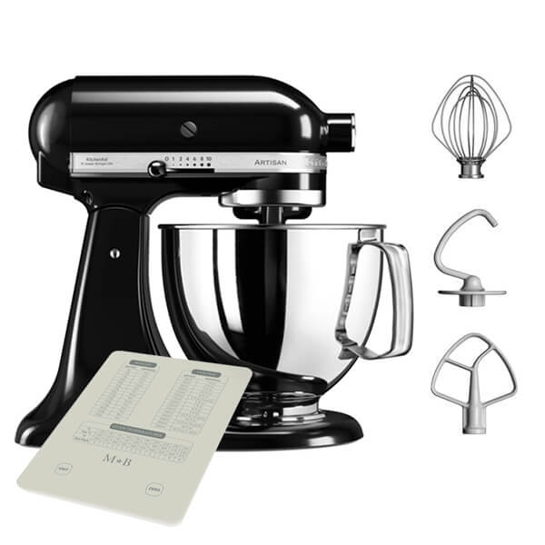 KitchenAid Artisan Mixer 125 Onyx Black With FREE Gift