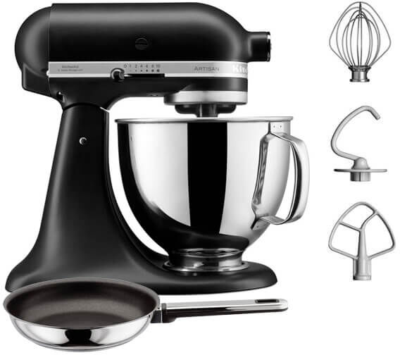 KitchenAid Artisan Mixer 125 Matte Black with FREE Gift