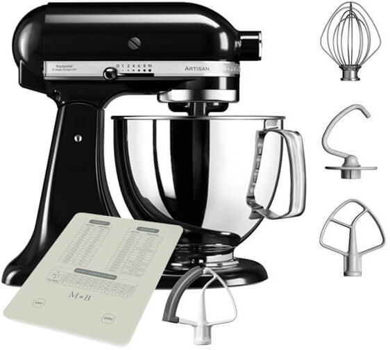 KitchenAid Artisan Mixer 125 Onyx Black With FREE Gifts
