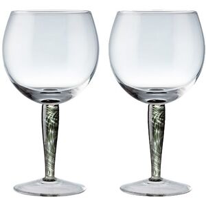 Denby Classic Black Gin Glass Set Of 2 Denby Classic Black Gin Glass Set Of 2
