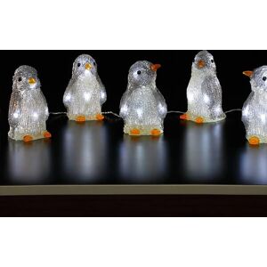 Xmas - Noma Set of 5 Acrylic Penguin String Lights Xmas - Noma Set of 5 Acrylic Penguin String Lights