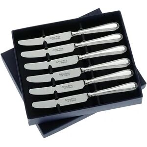 Arthur Price of England Sovereign Silver Set Of 6 Tea Knives Bead Arthur Price of England Sovereign Silver Set Of 6 Tea Knives Bead