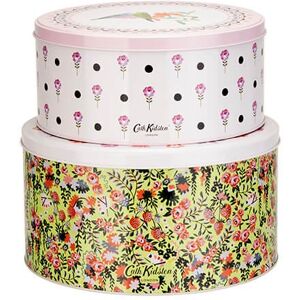 Cath Kidston Painted Table Budgie Cake Tins Set of 2 - Cake Tins Cath Kidston Painted Table Budgie Cake Tins Set of 2 - Cake Tins