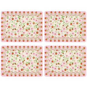 Cath Kidston Strawberry Set of 4 Cork Backed Placemats Cath Kidston Strawberry Set of 4 Cork Backed Placemats