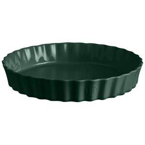 Emile Henry Cedar Green 32cm Deep Flan Dish Emile Henry Cedar Green 32cm Deep Flan Dish