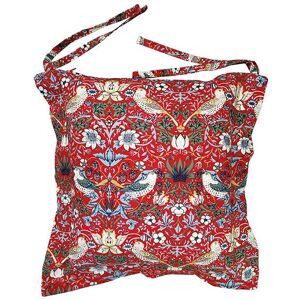 William Morris Strawberry Thief Red Oxford Seat Pad William Morris Strawberry Thief Red Oxford Seat Pad
