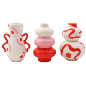 Que Rico Set Of 3 Assorted Vases Que Rico Set Of 3 Assorted Vases