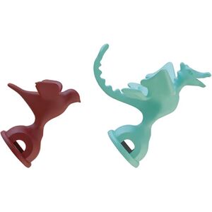 Alessi Set of 2 Kettle Whistles - Green and Red Alessi Set of 2 Kettle Whistles - Green and Red