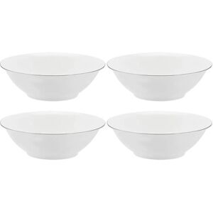 Royal Worcester Serendipity Platinum Set of 4 Cereal Bowls Royal Worcester Serendipity Platinum Set of 4 Cereal Bowls