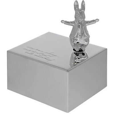 Beatrix Potter Silver Plated Peter Rabbit Music Box Beatrix Potter Silver Plated Peter Rabbit Music Box