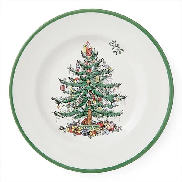 Spode Christmas Tree Set Of 4 27cm Dinner Plates