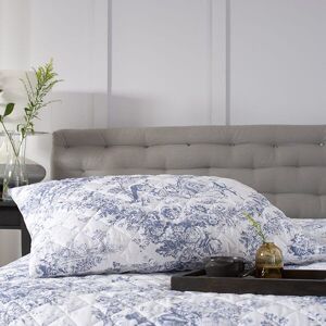 The Lyndon Company Toile De Jouy Pillow sham Pair Blue The Lyndon Company Toile De Jouy Pillow sham Pair Blue