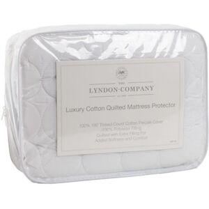 Lyndon Company Cotton Quilted Mattress Protector King - Mattress Protector Lyndon Company Cotton Quilted Mattress Protector King - Mattress Protector