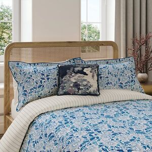 V&A; Ornamental Bloom Duvet Cover Single Indigo V&A; Ornamental Bloom Duvet Cover Single Indigo