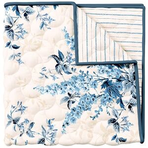 Bedeck Of Belfast V&A; Larkspur Meadow Blue 265x260cm Throw Bedeck Of Belfast V&A; Larkspur Meadow Blue 265x260cm Throw