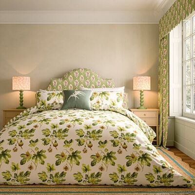 Sanderson Options Fig Harvest Cover Set Single Green Sanderson Options Fig Harvest Cover Set Single Green