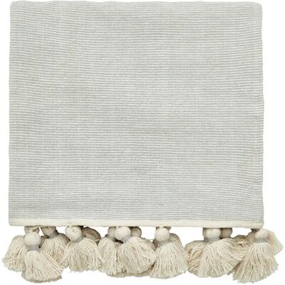 Morris & Co Pure Torshavn Silver 130x170cm Throw Morris & Co Pure Torshavn Silver 130x170cm Throw
