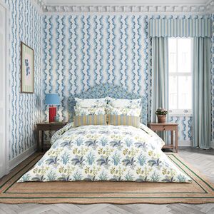 Sanderson Enys Garden Duvet Cover Set Double Indigo & Primrose