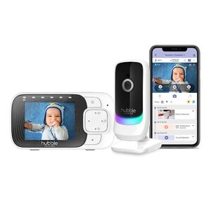Hubble Connected Hubble Nursery Pal Essentials 2.8 Inch Video Baby Monitor White