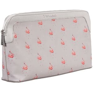 Wrendale Designs 'Pink Lady' Flamingo Large Cosmetic Bag