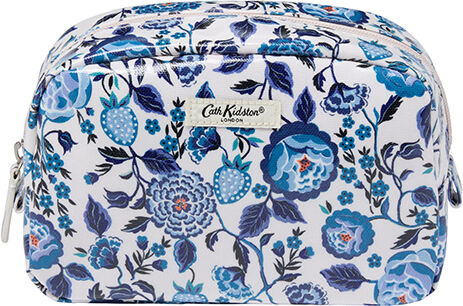 Cath Kidston Navy Carnation Cosmetic Bag 