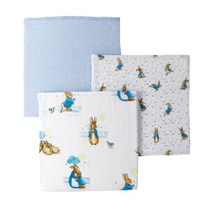 Beatrix Potter Peter Rabbit Baby Collection Muslin Squares Set 3