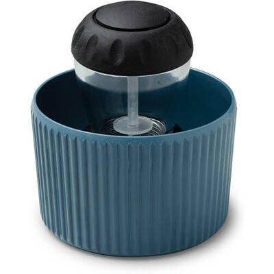 Zeal Black Dish Brush in Provance Blue Holder Zeal Black Dish Brush in Provance Blue Holder