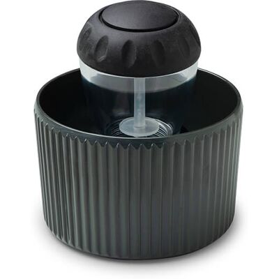Zeal Black Dish Brush in Dark Grey Holder Zeal Black Dish Brush in Dark Grey Holder