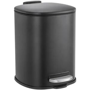 Showerdrape Capri Black 3L Bathroom Pedal Bin Showerdrape Capri Black 3L Bathroom Pedal Bin