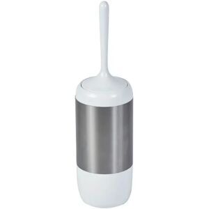 Showerdrape Elite White Stainless Steel Toilet Brush & Holder Showerdrape Elite White Stainless Steel Toilet Brush & Holder
