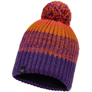 Buff Kids Purple Sibylla Knitted & Fleece Band Beanie Hat