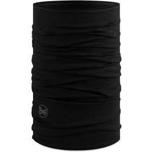 Buff Merino Lightweight Solid Black Tubular Neckwear Buff Merino Lightweight Solid Black Tubular Neckwear