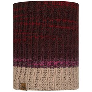 Buff Alina Rusty Maroon Knitted & Fleece Neckwarmer